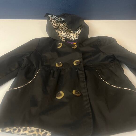 Pink Platinum Girls Black Jacket - Picture 4 of 6